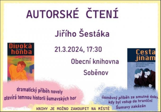 Autorské čtení Jiřího Šestáka